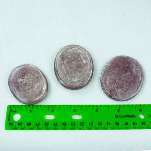 Lepidolite Flat Coins Lepidolite Flat Coins