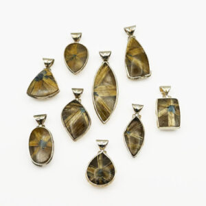 New Featured Stones Star Rutilated Quartz pendants 2 Pur Crystal Star Rutilated Quartz Pendants, Assorted Shapes, Small 4 - 9.9 g
