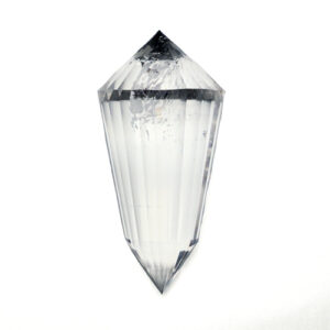 Clear Quartz Vogel Inspired 24 Sided Cut