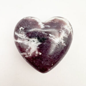 New Featured Stones euphoralite purple heart Pur Crystal Euphoralite, Purple (High Lithium Lepidolite) Hearts