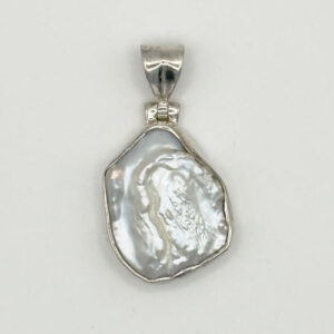 New Featured Stones pearl raw pendant Pur Crystal Pearl, Raw, Pendant, 5 - 10g