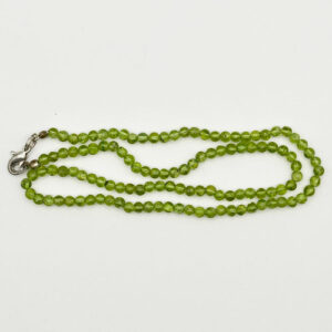 New Featured Stones peridot rounded bead necklace Pur Crystal Peridot, Sphere Shape Beads, Necklace, India
