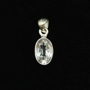 Home crystals phenakite oval facted oval 3 Pur Crystal Phenakite Pendant, Faceted Oval, 1-1.99g