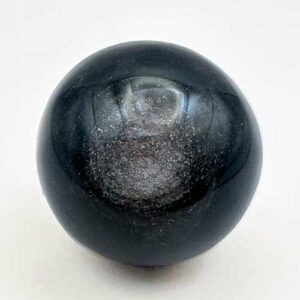 Silver Obsidian Spheres, Small 100- 199g